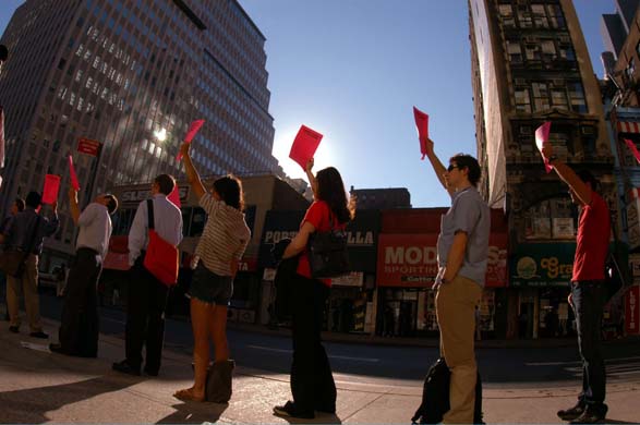 Dot com bubble bursts