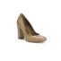 Look The Business: Women's camel coloured court shoe