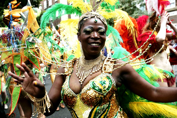 Performers at the Notting Hill Carnival