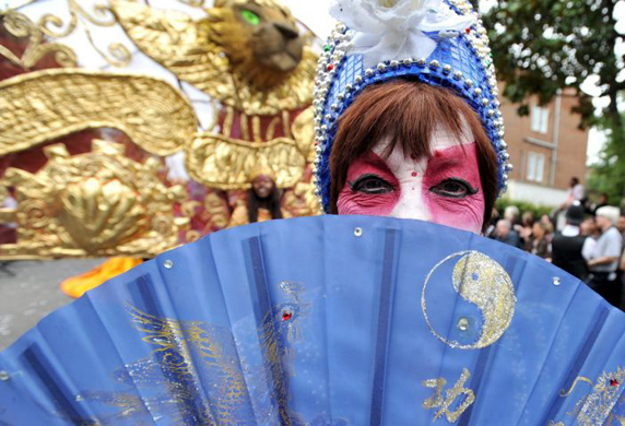 Performers at the Notting Hill Carnival