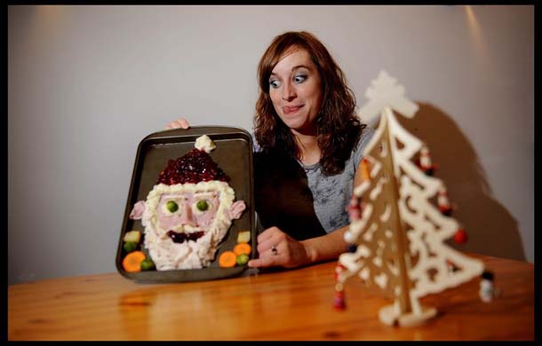 Father Christmas reinvented by artists