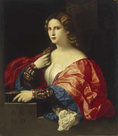 Portrait of a Woman, 'La Bella', by Palma Vecchio