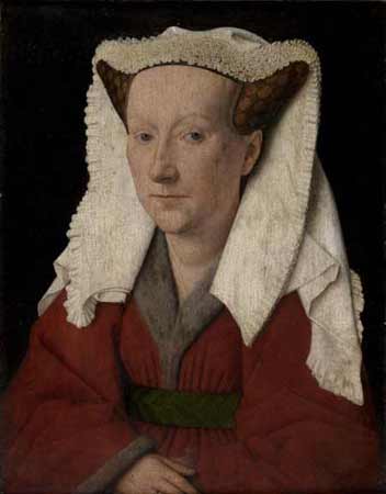 Margaret, the Artist's Wife, 1439, by Jan van Eyck