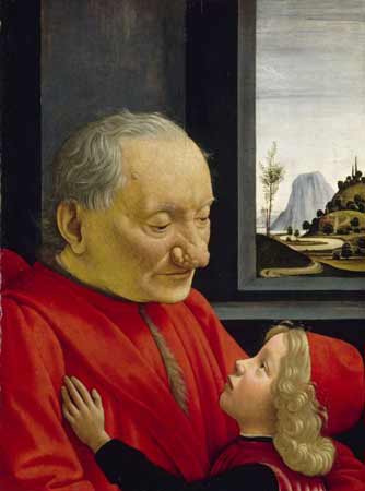 An Old Man and his Grandson, by Domenico Ghirlandaio
