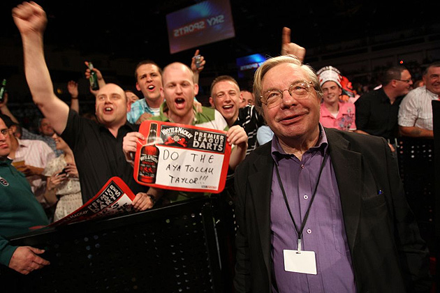 Billington at the darts final