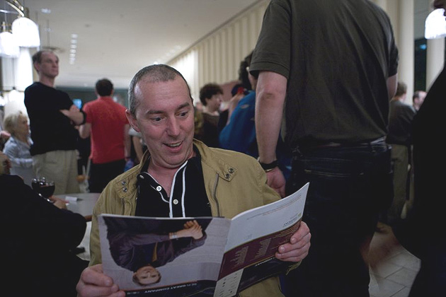 Lawrence Donegan at a concert