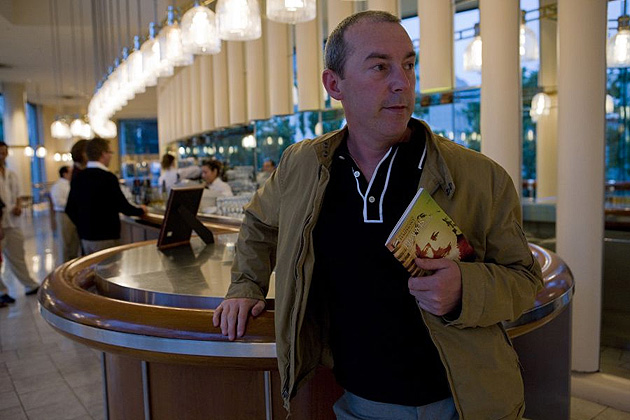 Lawrence Donegan at the bar