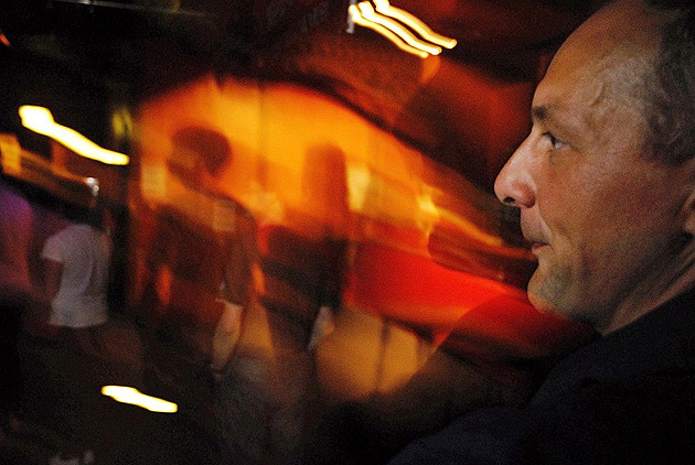 William Fotheringham at a gig