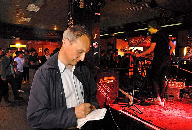 William Fotheringham watching Metronomy