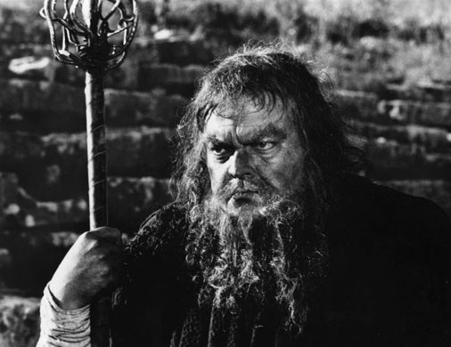 Orson Welles in Oedipus the King