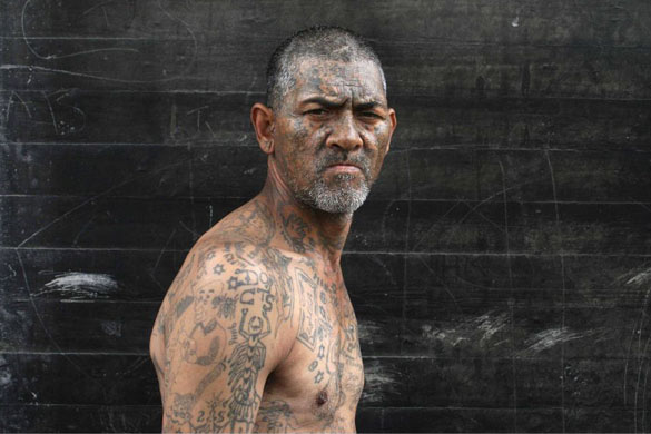 South Africa prison gang tattoos. Omar is well over 6ft tall 