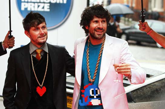 Neon Neon arrive at the Mercury prize