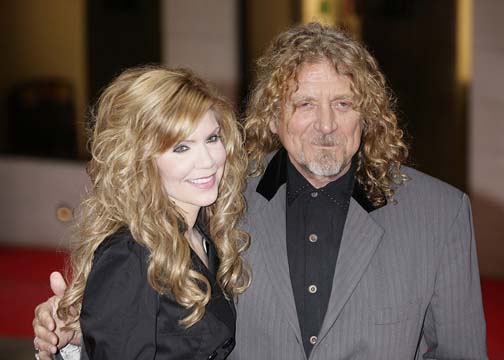 Robert Plant and Alison Krauss arrive at the Mercury prize