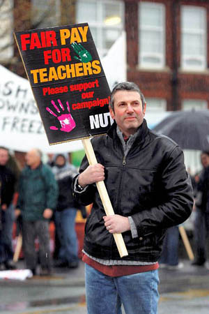 striking teachers