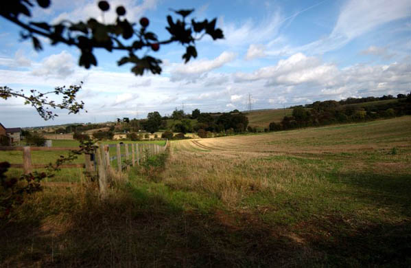 Greenbelt countryside between Hitchin and Stevenage, Hertfordshire