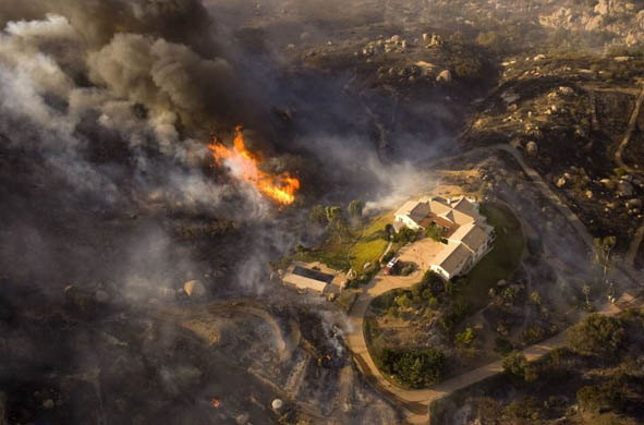 wildfires in California