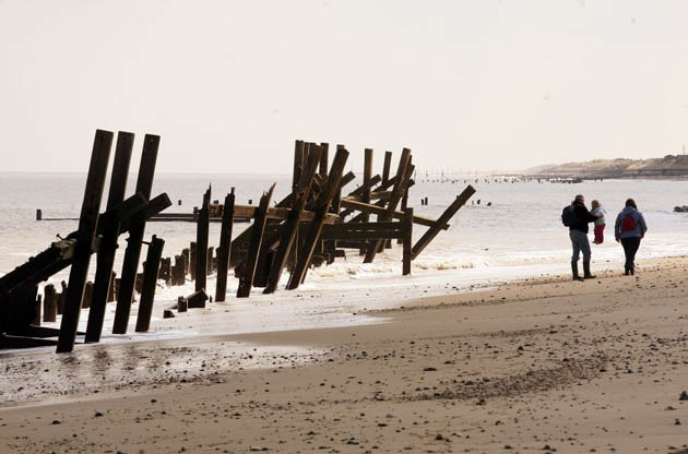 coastal erosion in Norfolk