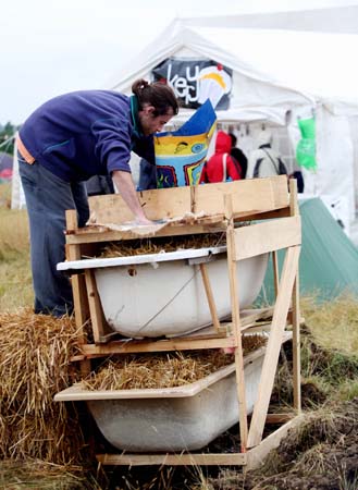 filtering rain water