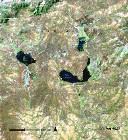 Lake Alemaya in 1986