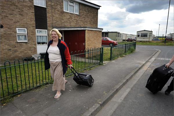 The aftermath of the floods in Toll Bar