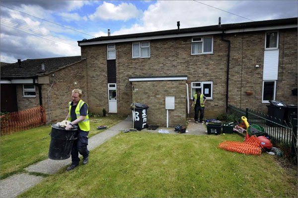 The aftermath of the floods in Toll Bar