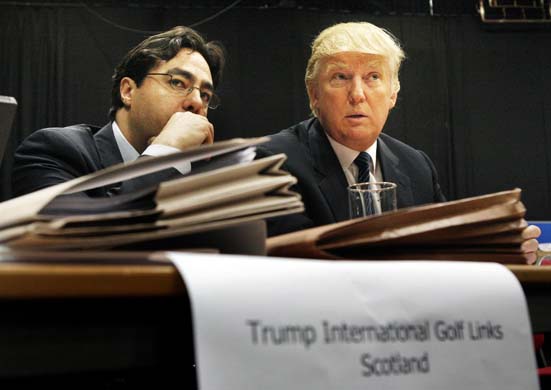 Donald Trump at the local inquiry