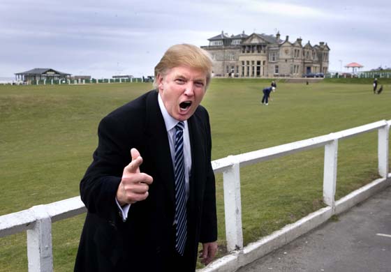 Donald Trump at St Andrews