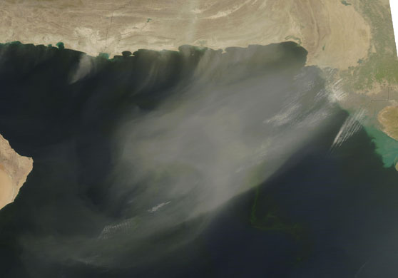 Satellite images from NASA