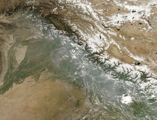 Satellite images from NASA