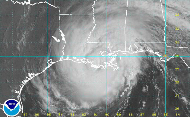 Gustav visible light