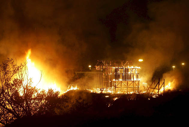 Cinecitta studios fire