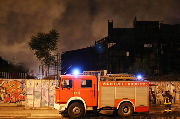 Cinecitta studios fire