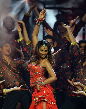 Bipasha Basu performs on stage