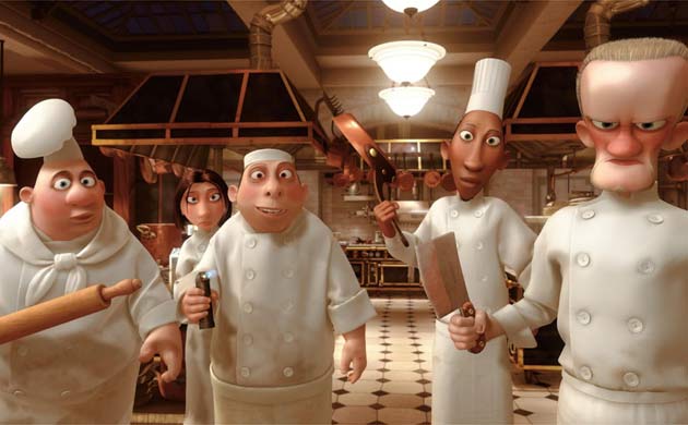 The staff at Gusteau's
