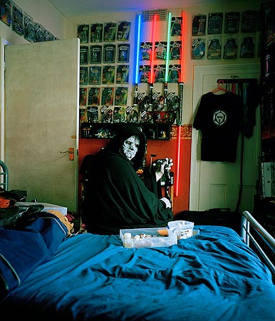 Nigel Jukes of Hartlepool, dressed as the Emperor