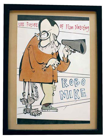 Mike Leigh pieces of me robo poster