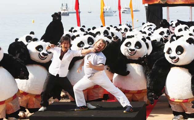 Jack Black at the Kung Fu Panda photocall during the opening of the 61st Cannes Film Festival