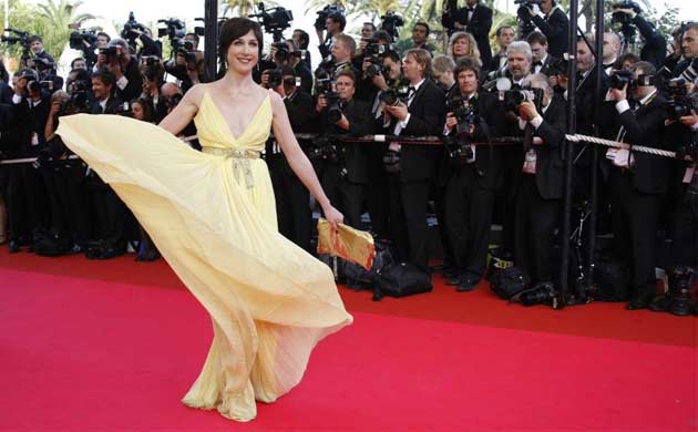 French actress Elsa Zylberstein arrives for the screening of Brazilian director Fernando Meirelles' film entry Blindness