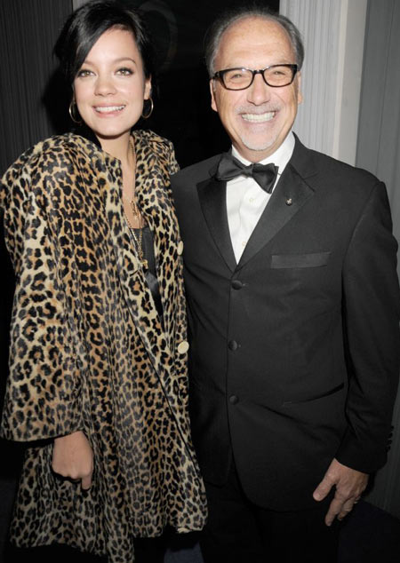 Lily Allen and friend