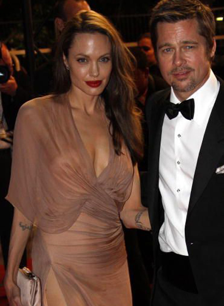 Angelina Jolie and Brad Pitt