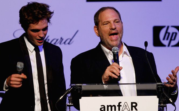 Robert Pattinson and Harvey Weinstein