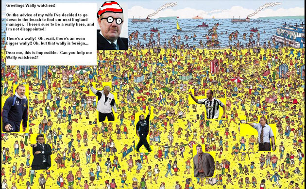 England's hunt for a new manager