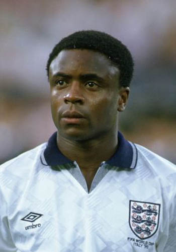 Paul Parker lines up for England in the 1990 World Cup