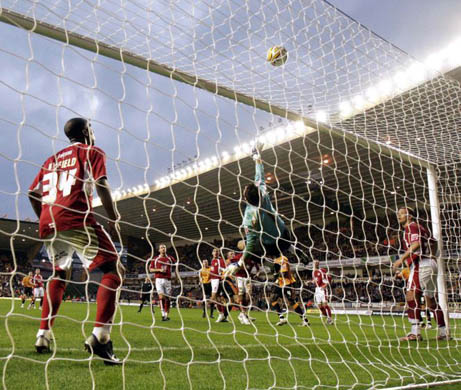 Adriano Basso of Bristol City in action
