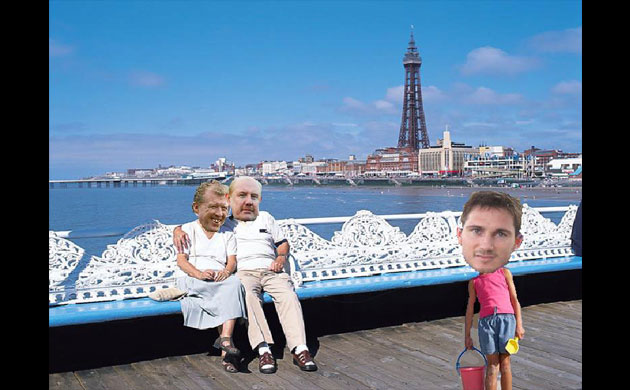 The England team's summer holidays