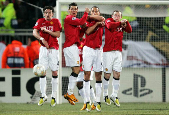 Champion's League first knock-out round, first leg