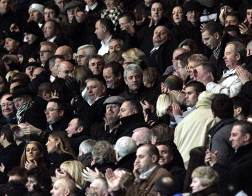 Kevin Keegan with owner Mike Ashley
