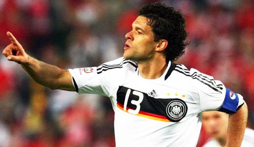 A 25-yard Michael Ballack free-kick opened the scoring for Germany and all but assured their passage to the quarter-finals.