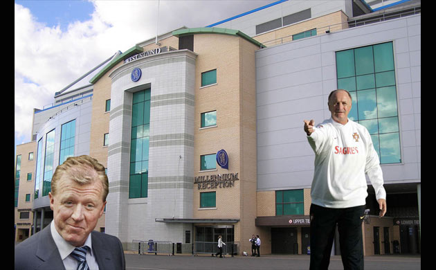 Big Phil Scolari at Stamford Bridge