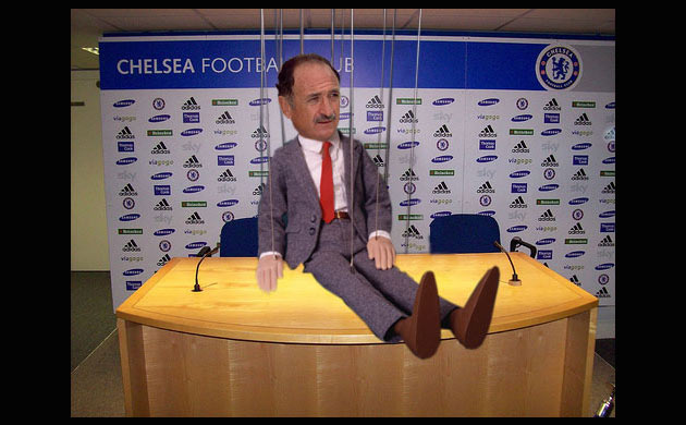 Big Phil Scolari at Stamford Bridge